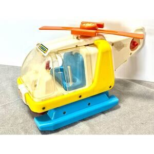 VINTAGE CHICCO TOY HELICOPTER vehicle Plane